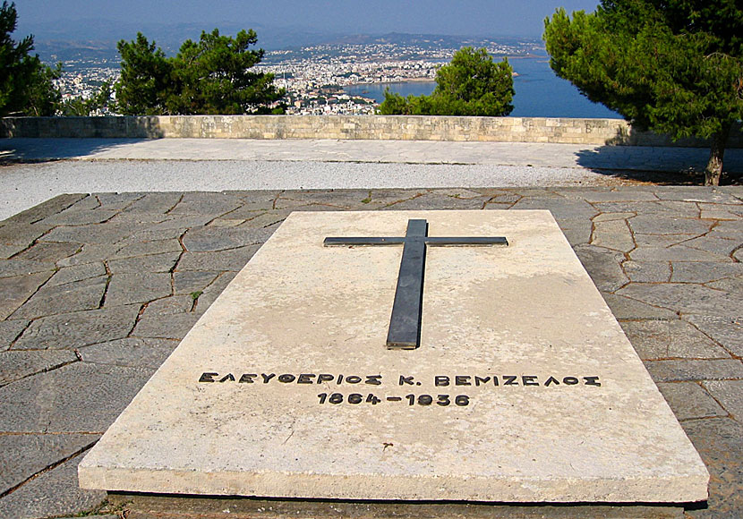 Eleftherios Venizelo's tomb above Chania in Crete.