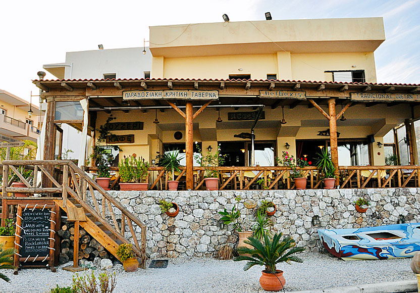 Methexis Taverna is one of the best restaurants in Paleochora.