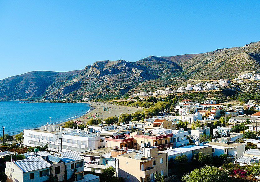 The left part of Paleochora seen from the Venetian fort.