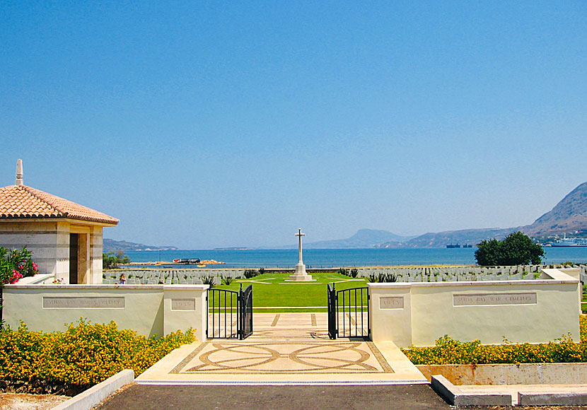 The Allied war cemetery at Souda on the peninsula of Akrotiri.