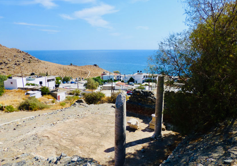 Temple of Asklepios between Lendas and Dytikos beach in southern Crete.
