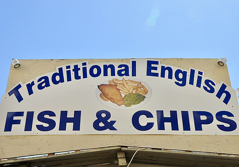 Craving Fish & Chips? Go to Malia in eastern Crete.