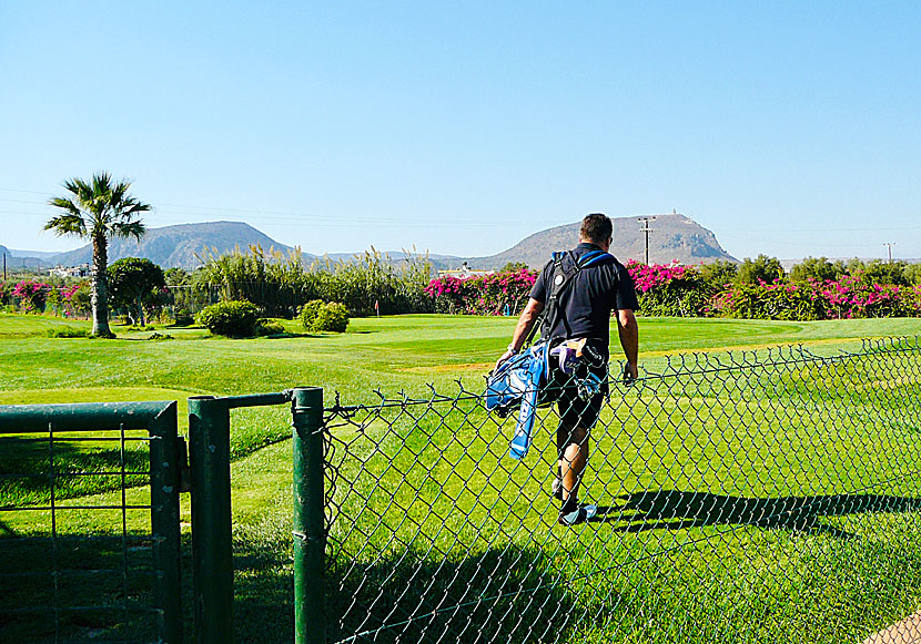 The Crete Golf Club between Analipsi and Anissaras near Heraklion in Crete.