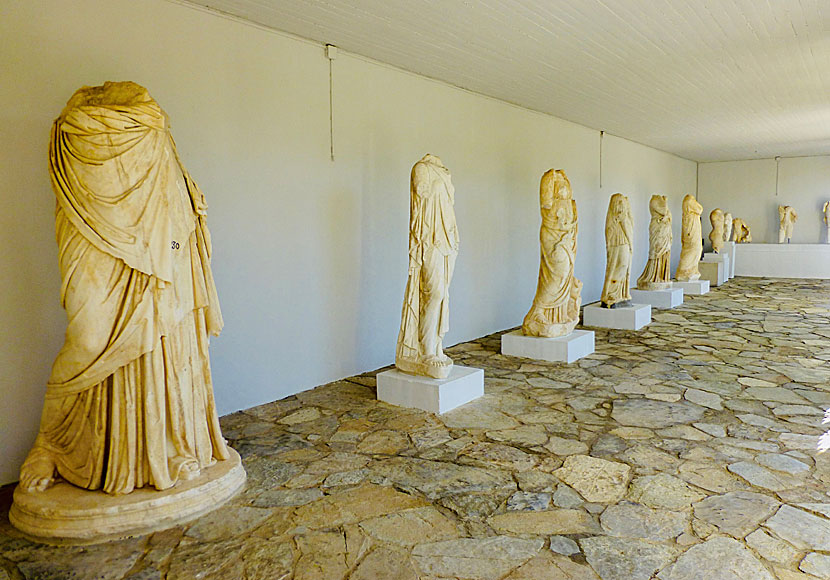 Some of the statues in Gortyn. Crete.