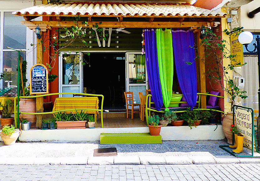 Taverna Vegera is the best restaurant in Zaros.