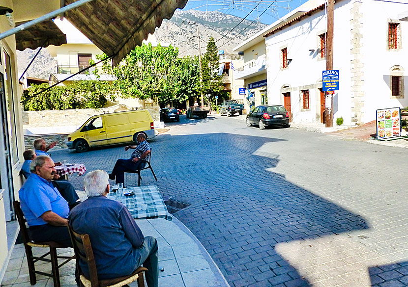 Zaros is one of Crete's most genuine villages.