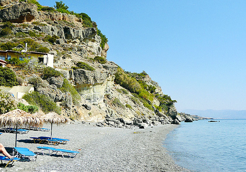 Agia Fotia beach in southeast Crete.