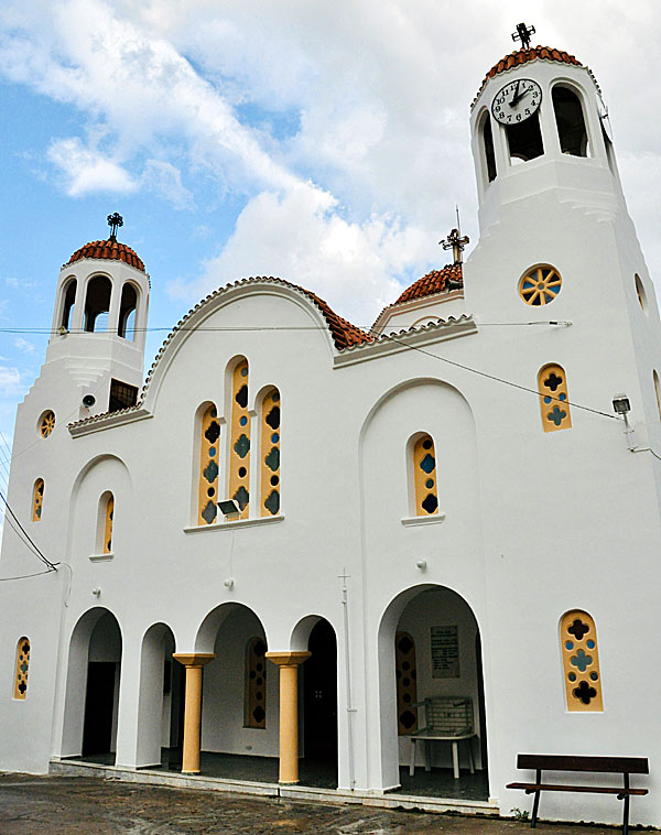 The magnificent church of Agio Georgios in Kritsa.
