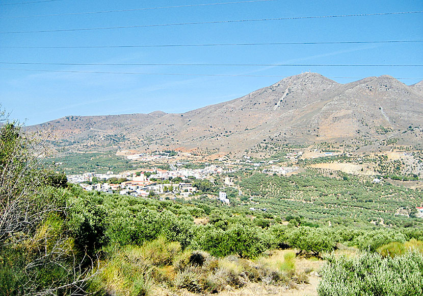 Agios Georgios is one of the larger villages on the Lasithi Plateau.