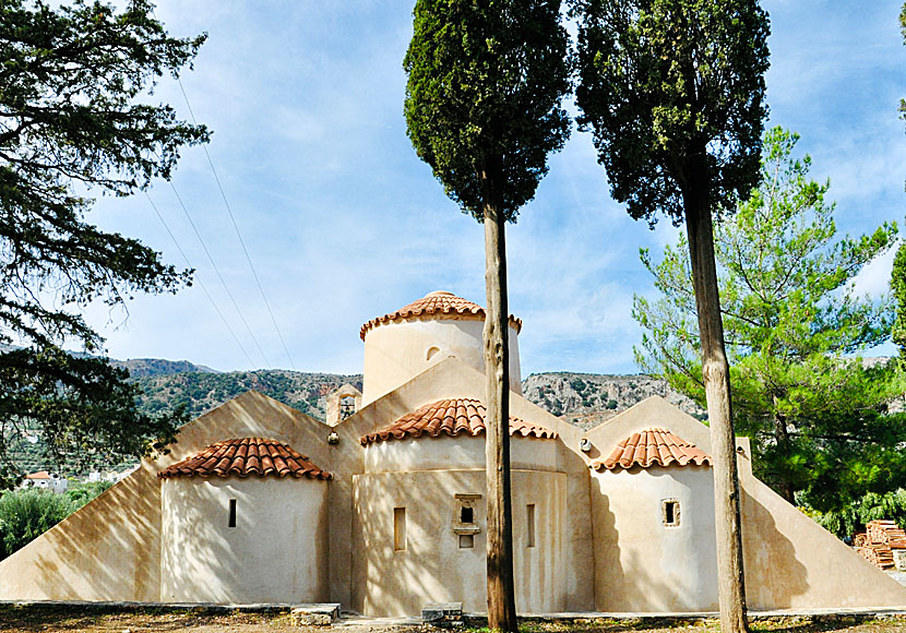 The Church of Panagia Kera in Kritsa in eastern Crete.