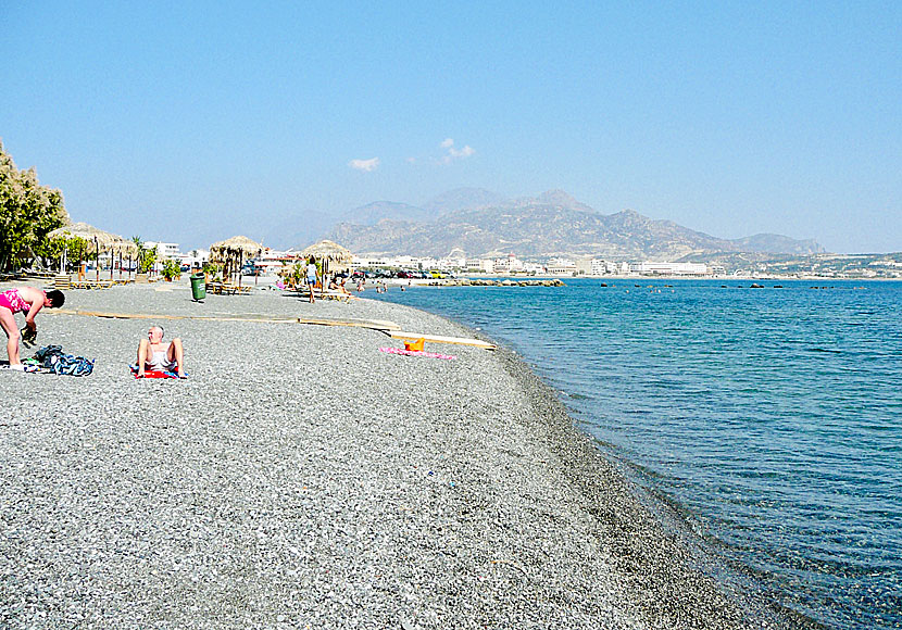 The beach of Ierapetra in southern Crete.