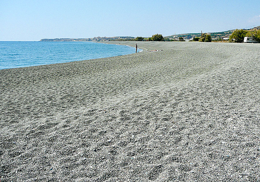 Koutsounari beach in Crete is also called Long beach.