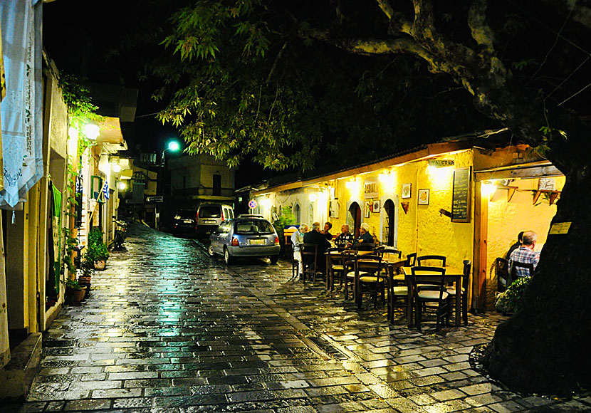 Taverna Agadiko is located on the main street in old Kritsa.
