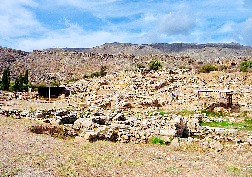 The Minoan Palace of Zakros is one of six Minoan palaces in Crete.