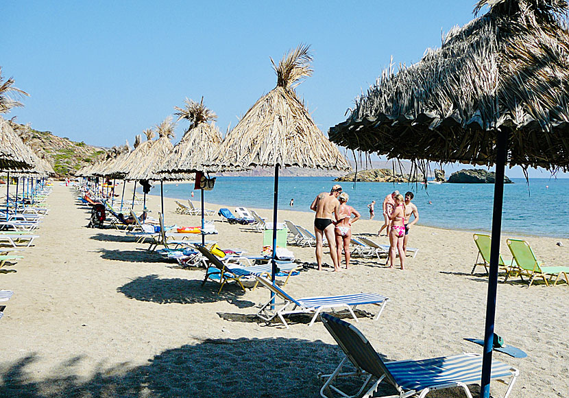 The Palm Beach of Vai in eastern Crete.