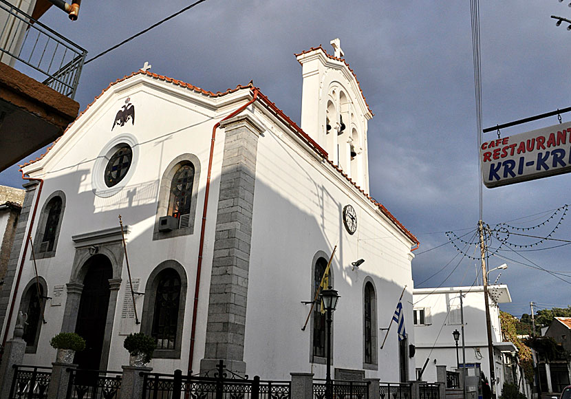 The church in Tzermiado in Crete.