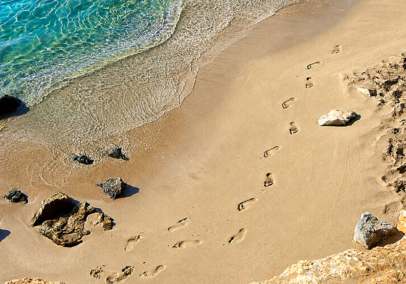 One of several fine sandy beaches in Xerokambos.