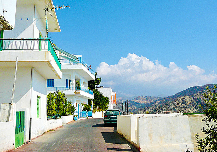 Hotels and pensions in Agia Galini on Crete.