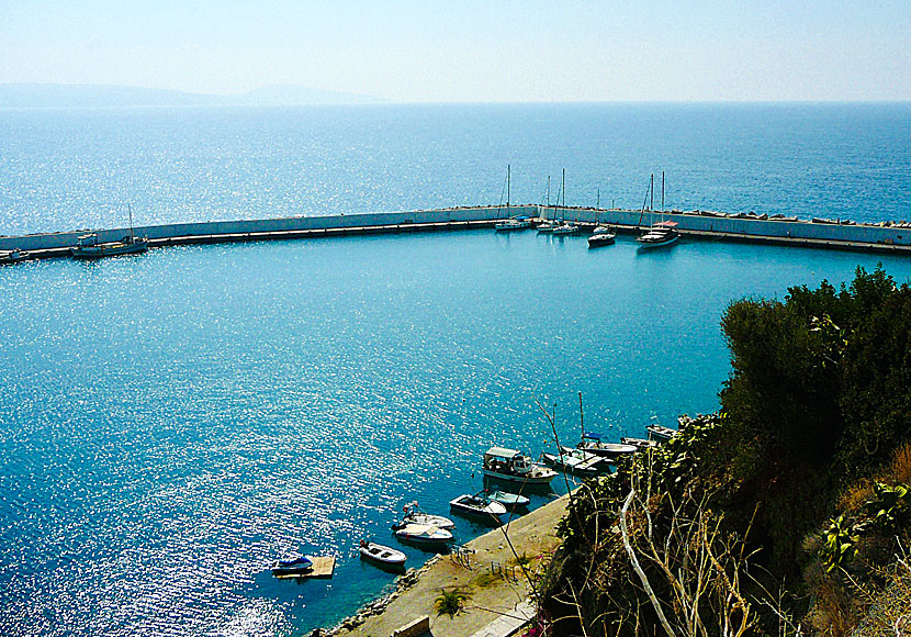 The port of Agia Galini in Crete is a popular overnight port for sailors.