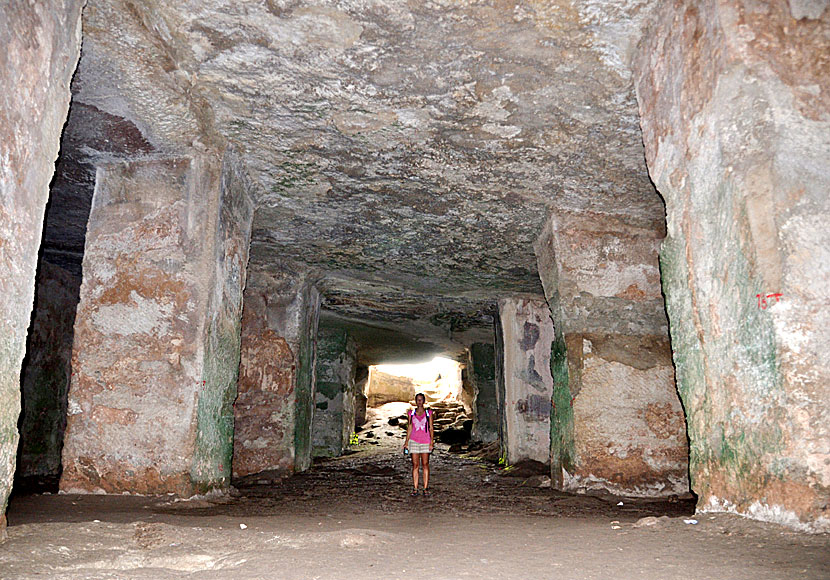 The water cisterns of Ancient Eleuthera are one of Crete's least known attractions.