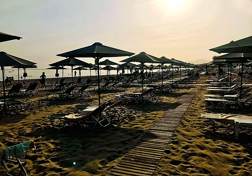 Perivolia beach in Rethymnon on Crete.