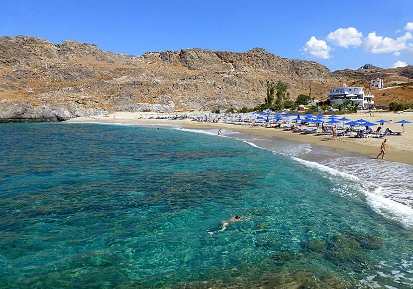 Shinaria beach close to Plakias in Crete.