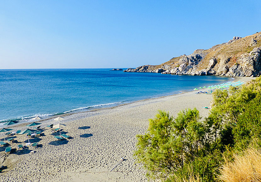 Souda beach west of Plakias in southern Crete.