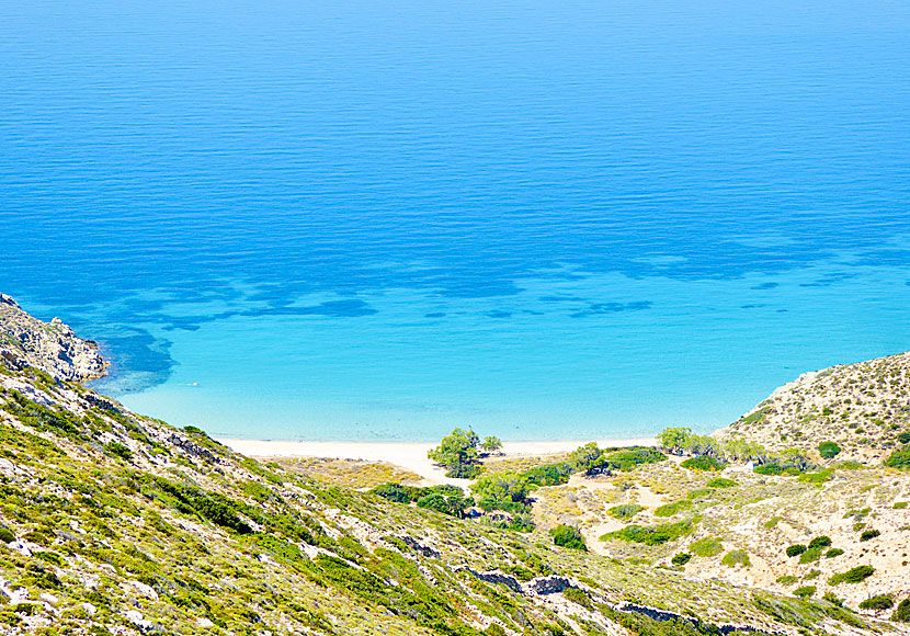 Livadia beach on Donoussa in Greece.