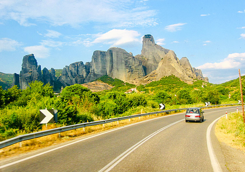 Drive a car and go on an excursion to Meteora from Parga, Ioannina and Athens.