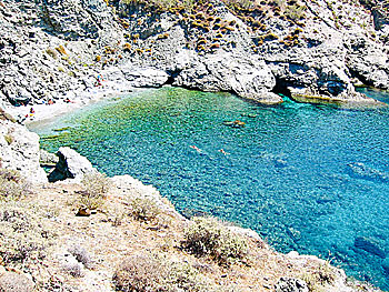 Ambeli  beach on Folegandros. 