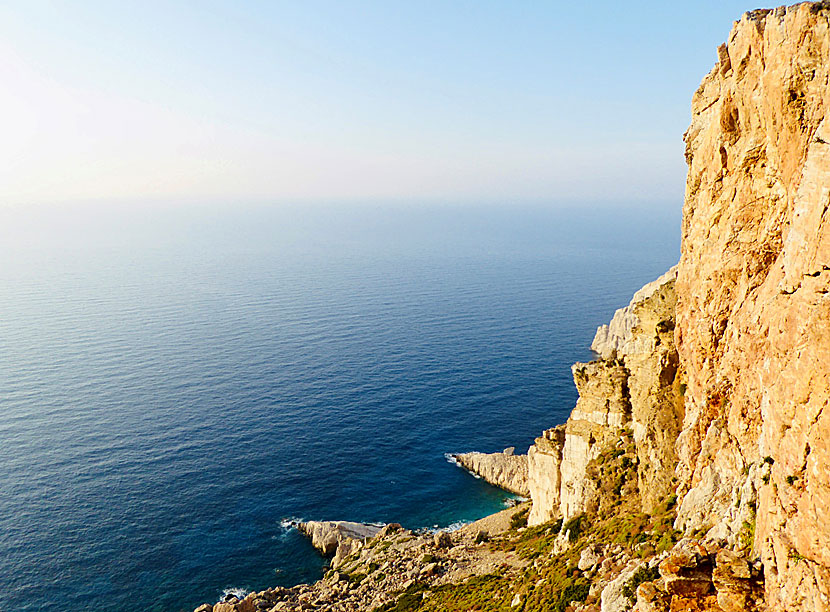 Chrisospilia Cave at Folegandros in Greece.