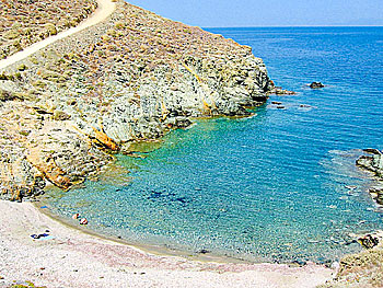 Lygaria beach on Folegandros. 