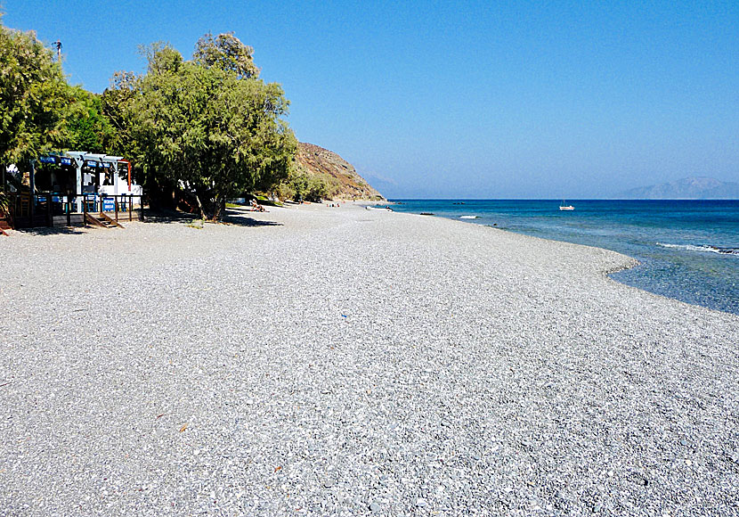 The best beaches on Ikaria. Faros beach.
