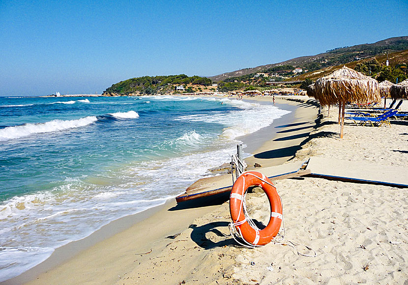 The best beaches on Ikaria. Messakti beach.