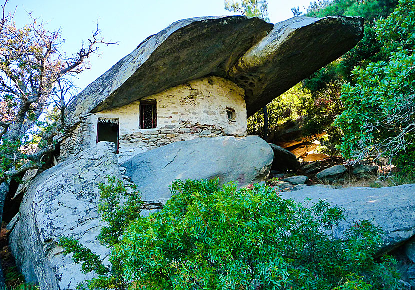 Don't miss Theoktistis Monastery when you travel to Gialiskari on Ikaria.