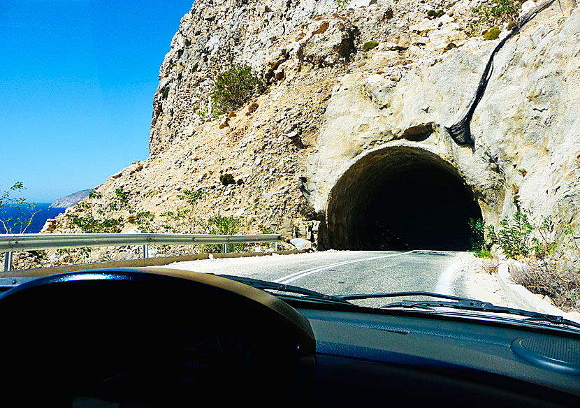 The tunnel that runs from the Seychelles to Magganitis on the island of Ikaria.