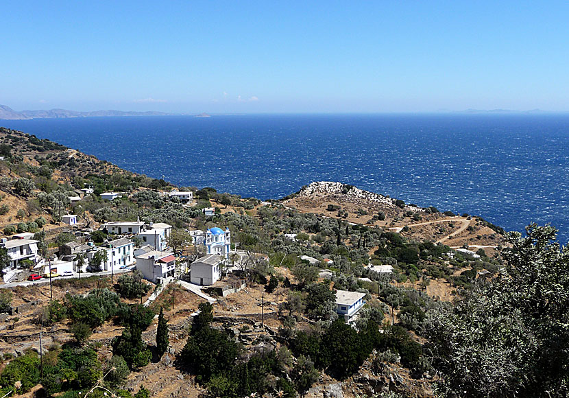 The village of Vrodi in Ikaria where it is said that Icarus plunged into the sea.