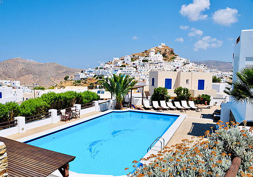 Hotel Avanti in Chora on Ios in the Cyclades.