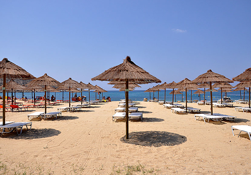 Mylopotas beach in Ios island. Greece.