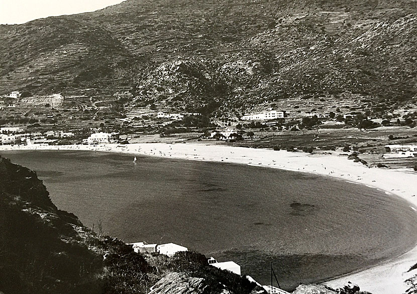 Mylopotas beach on Ios 1984. 