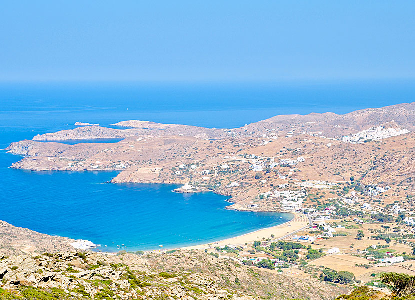 Mylopotas beach on Ios in the Cyclades.