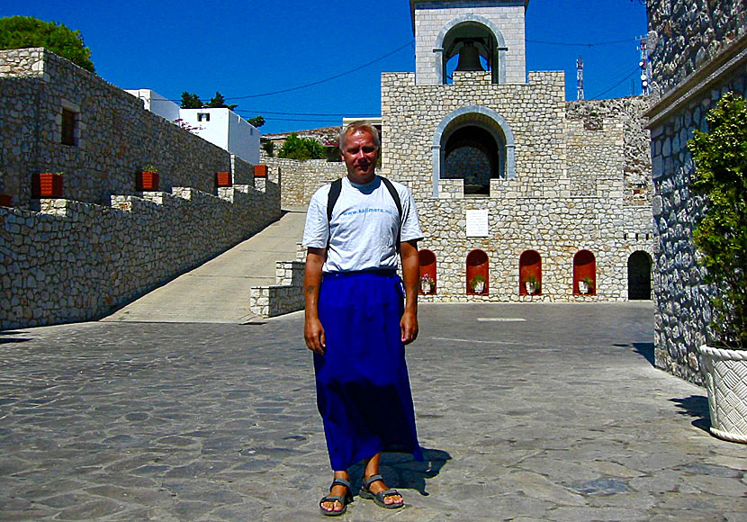 Kalimera Janne on Kalymnos in Greece.