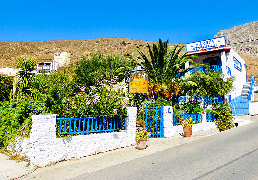 Harrys Restaurant in Emporios on Kalymnos.