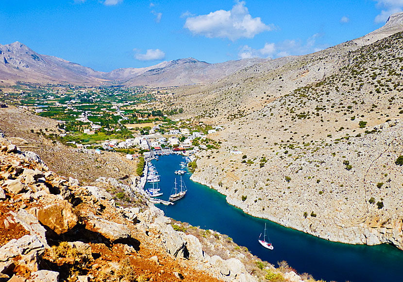 Hike between the villages in the Vathy Valley on Kalymnos.