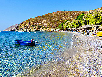 Kalamies beach on Kalymnos.