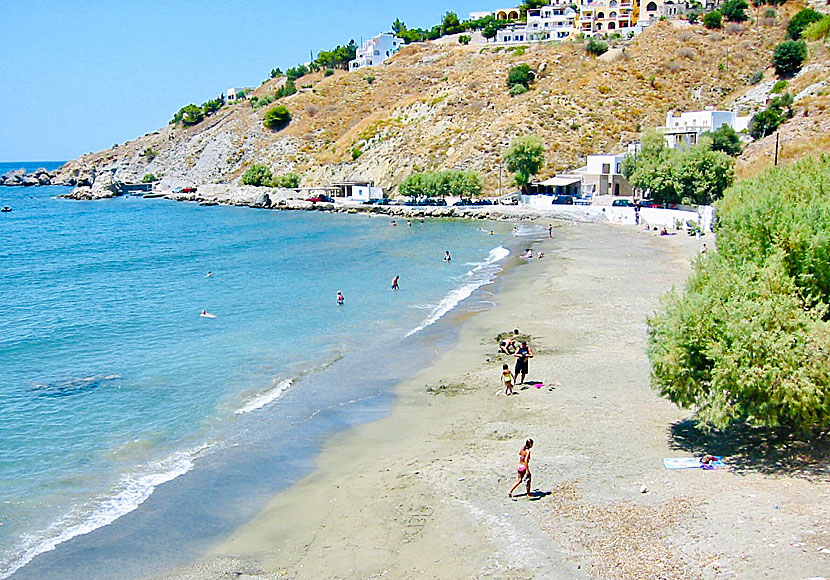 The best beaches on Kalymnos. Linaria beach.