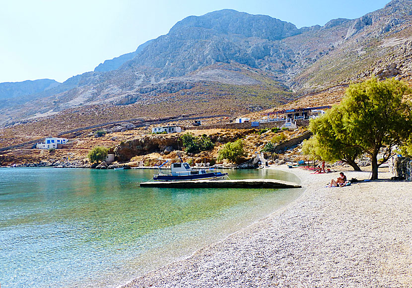 The best beaches on Kalymnos. Palionisos beach.