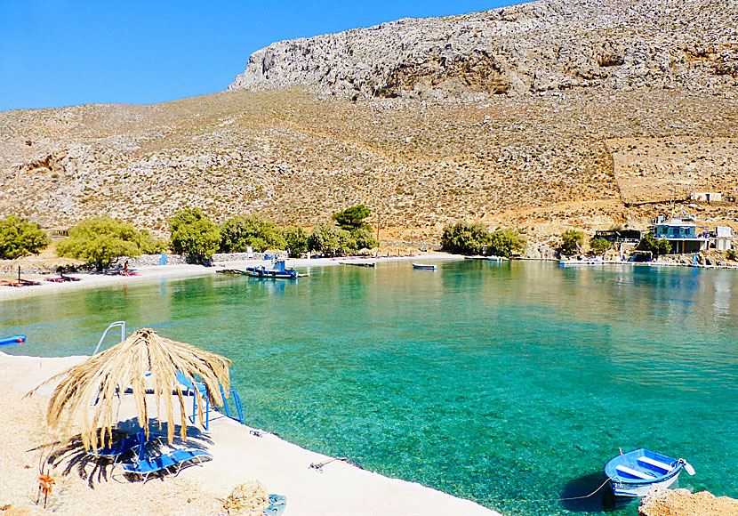 Don't miss the beautiful fjord Palionisos when you are on Kalymnos.