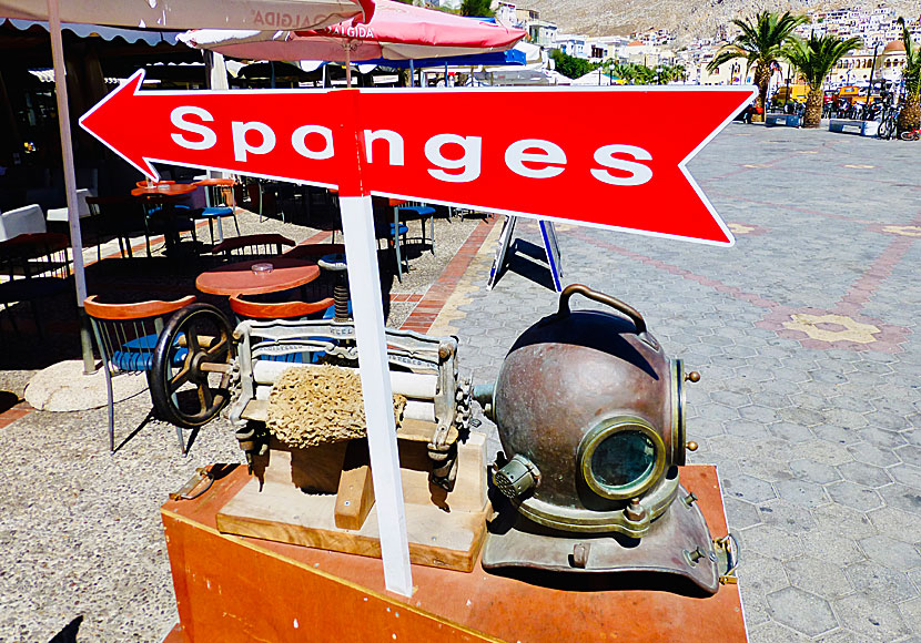 Kalymnos is known throughout Greece for its sponges.