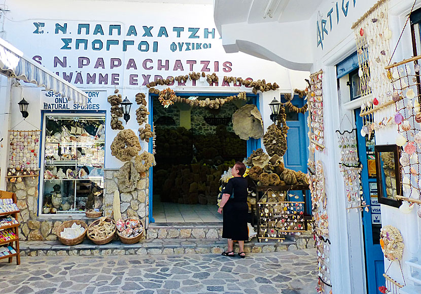 In Pothia, the capital of Kalymnos, there are many shops to shop in.